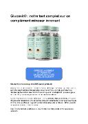 Glucavit près de moi : Un Pas Vers une Meilleure Santé Métabolique et Cardiovasculaire