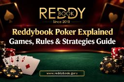 Reddybook Poker Explained &ndash; Games, Rules & Strategies Guide