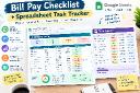 Bill Pay Checklist & Spreadsheet Task Tracker