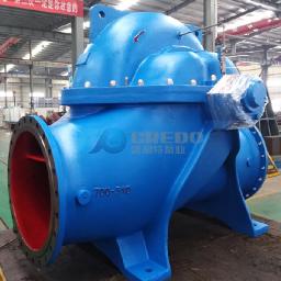 What should be paid attention to during the maintenance of a double suction split case pump?