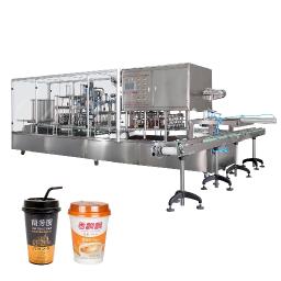 Can cup filling sealing machine handle both liquid and granule materials?