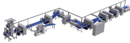 Laminated Dough Sheeting Line for Multi-Specification Production: Adjustable Width, Thickness, and Layer Control