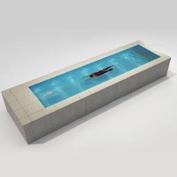 What are the core mechanical differences between a turbine-driven counter current swim jet and pump-driven models?