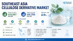 Southeast Asia Cellulose Derivative Market: Temperature-Resistant Oilfield Derivatives, Clean-Label Ingredients, and Local High-Purity Production Present Key Growth Avenues