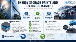 Energy Storage Paints and Coatings Market to Grow from USD 310 Million (2025) to USD 620 Million (2034) at 8.0% CAGR